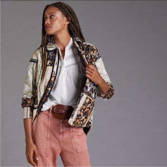 Anthroplogie Quilted Jacket - Picture 2 of 2